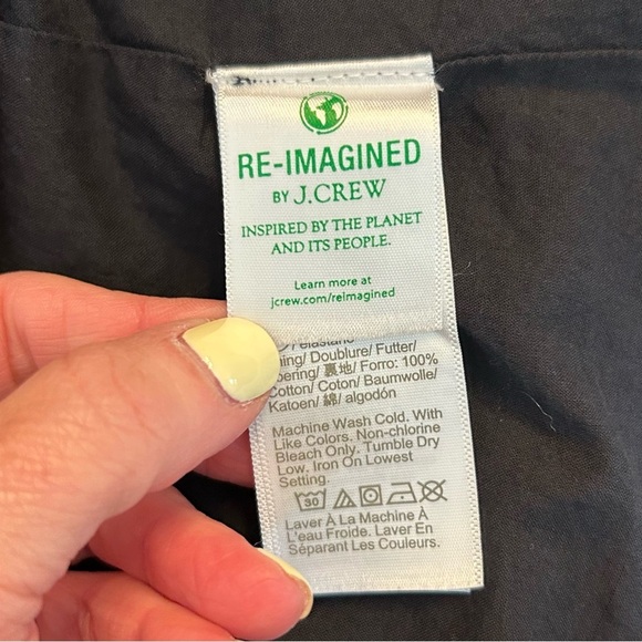 J Crew Sleeveless Tiered Cotton Blend Summer Shift Dress Women’s SZ 0 in Black - Picture 9 of 12